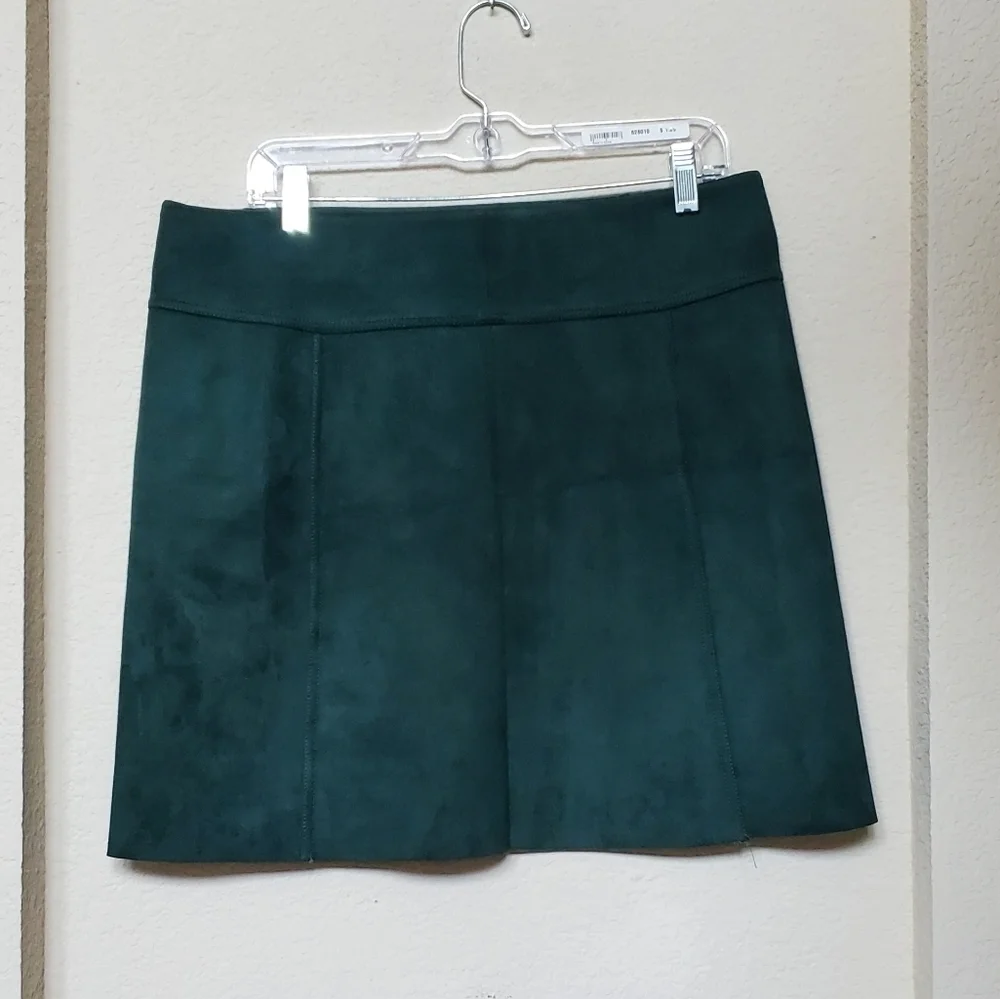 Joe Fresh Faux Suede Mini Skirt.  Size L
